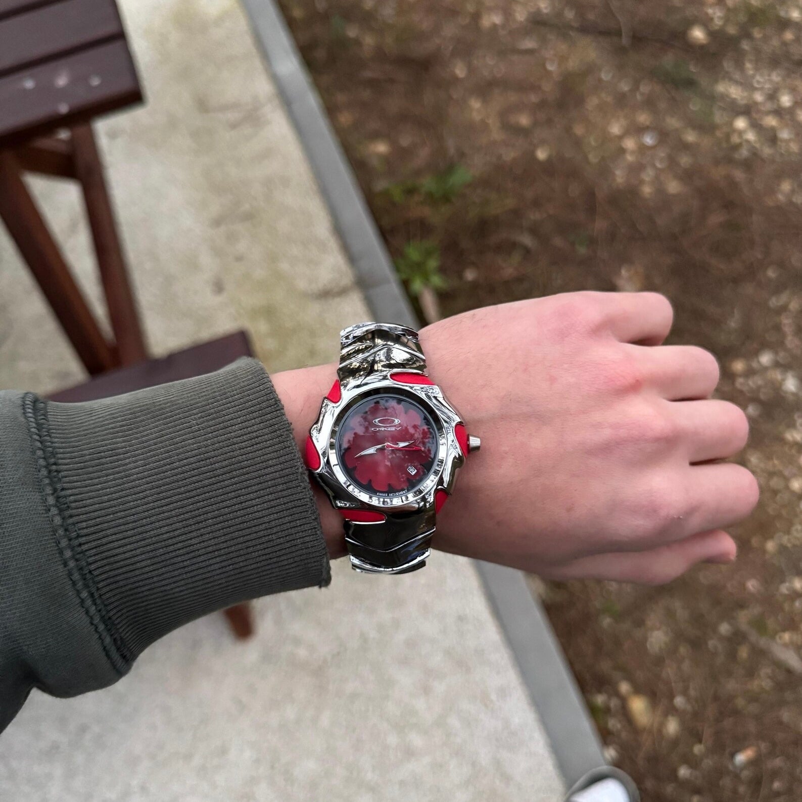 OAKLEY BLADE RED WATCH